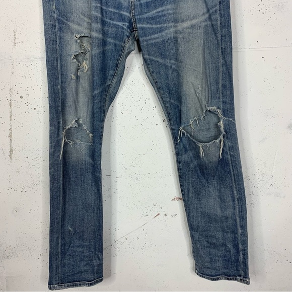 Citizens Of Humanity Corey Slouch Distressed Denim Jeans 26 Boyfriend - Picture 4 of 9